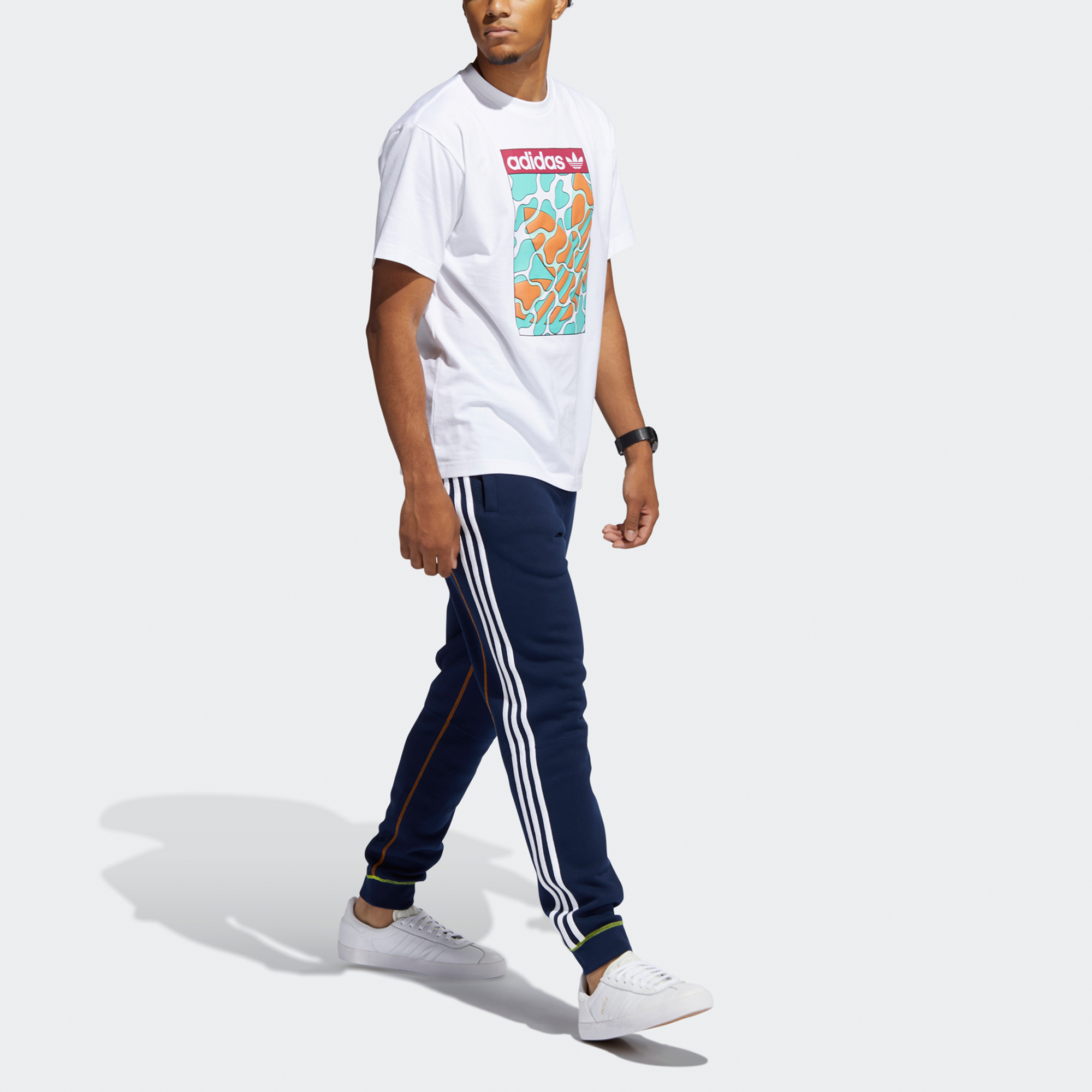 Мужская футболка adidas Summer Tongue L (белая) — фото 3