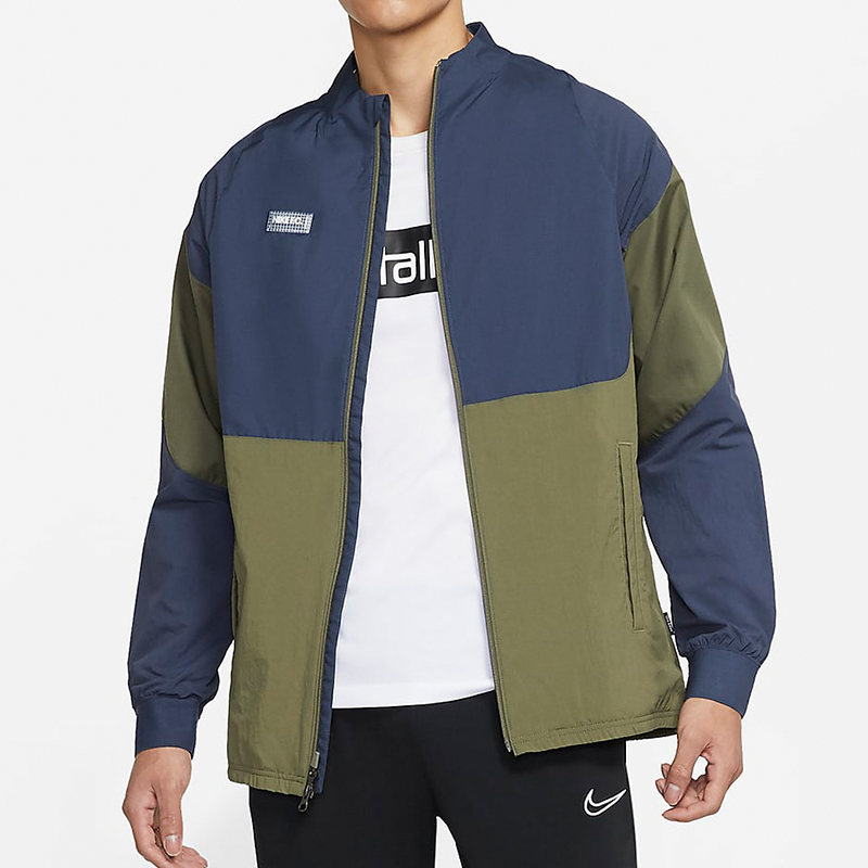 Мужская куртка Nike F.c. Awf (оливковая) — фото 3