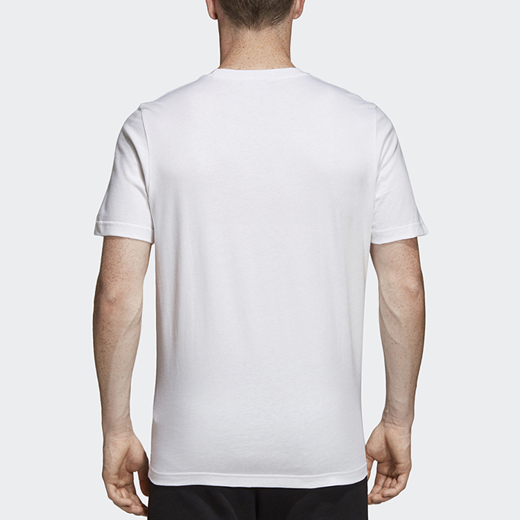 Мужская футболка adidas originals Essential Logo (белая) — фото 4