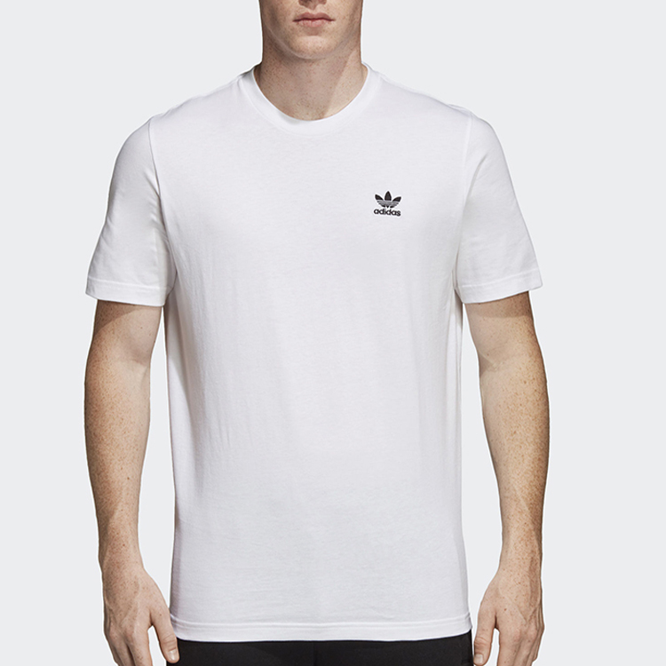 Мужская футболка adidas originals Essential Logo (белая) — фото 3