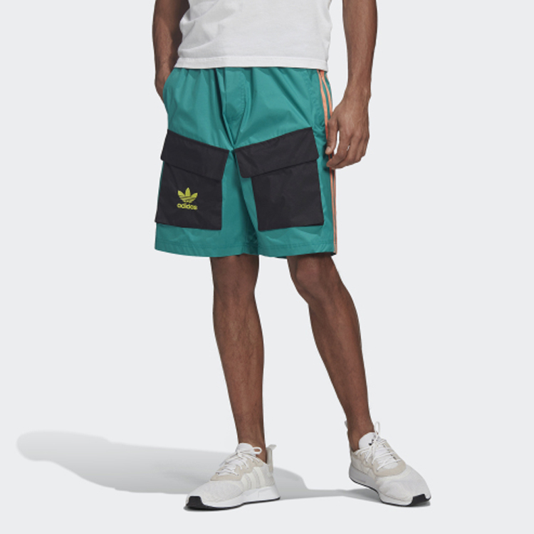 Мужские штаны adidas originals (зеленые) — фото 3