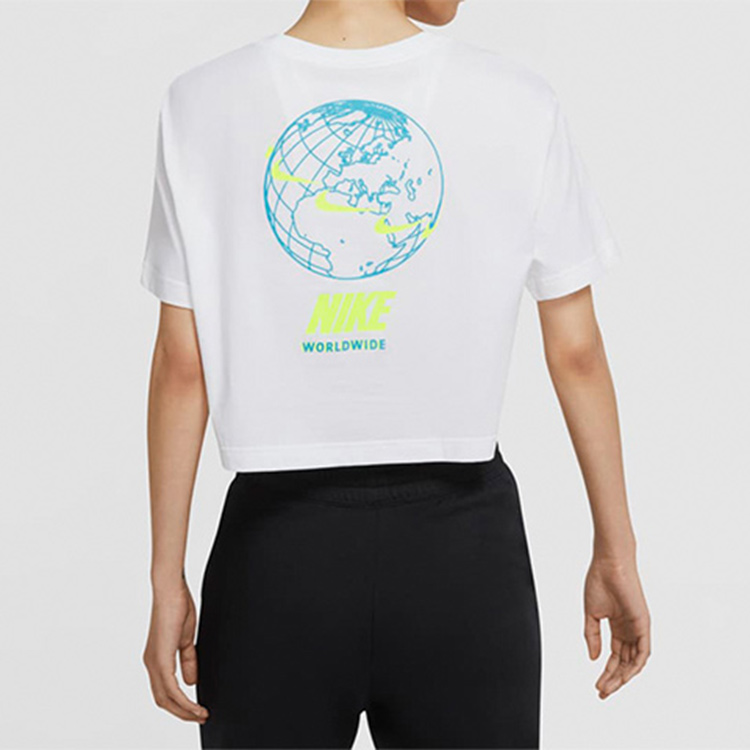 Женская футболка Nike Sportswear (белая) — фото 4