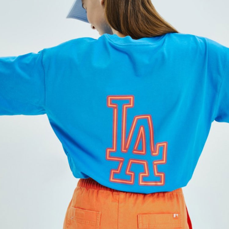 футболка MLB (синяя) — фото 3
