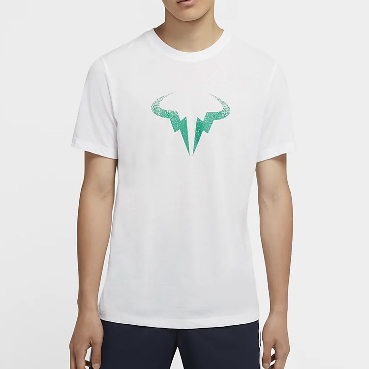 Мужская футболка Nike Rafa T (белая) — фото 3
