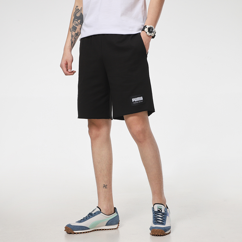 Мужские шорты PUMA Knit Training Shorts (черные) — фото 4