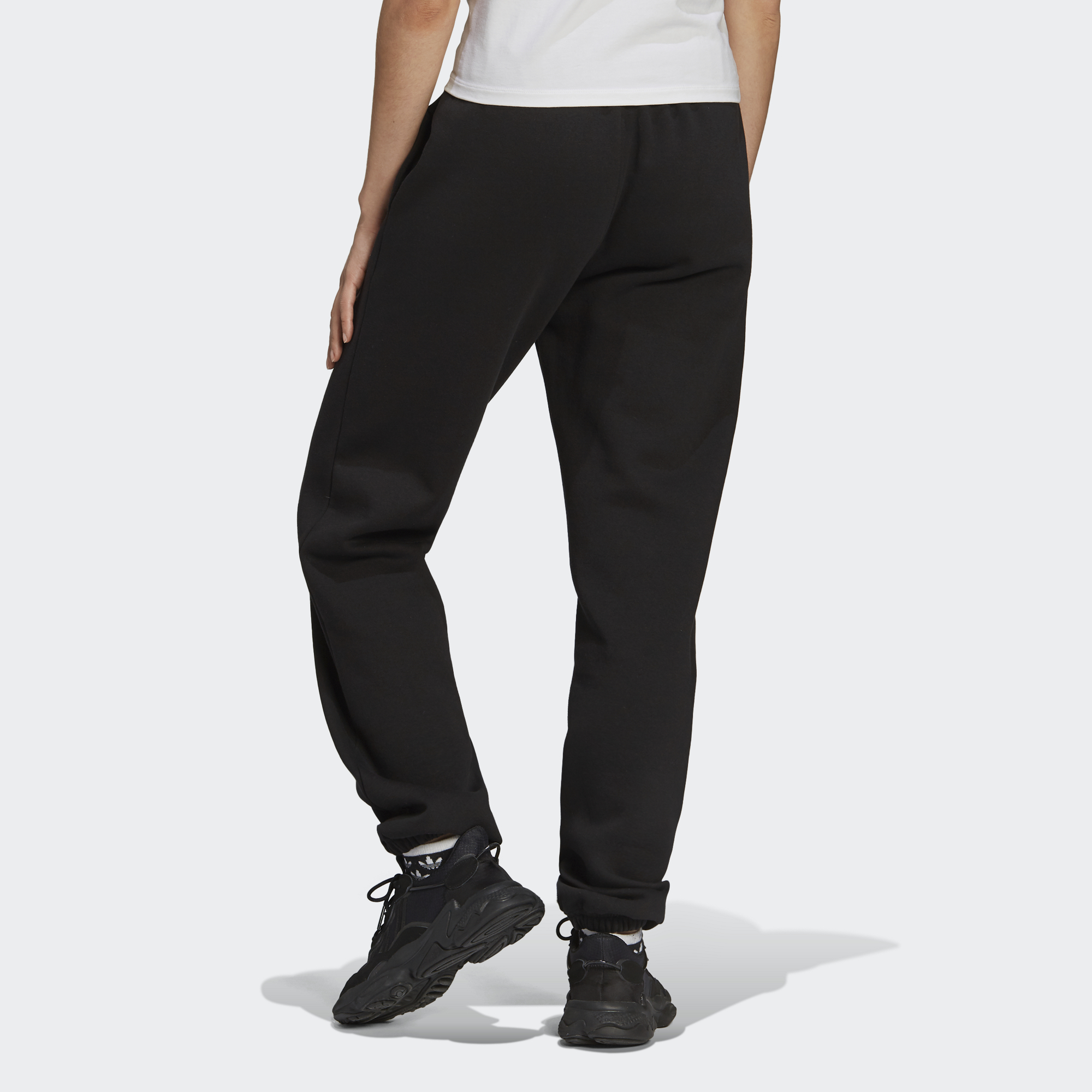 Adidas Originals Casual Windproof Fleece Lined Sports Pants Women’s Black