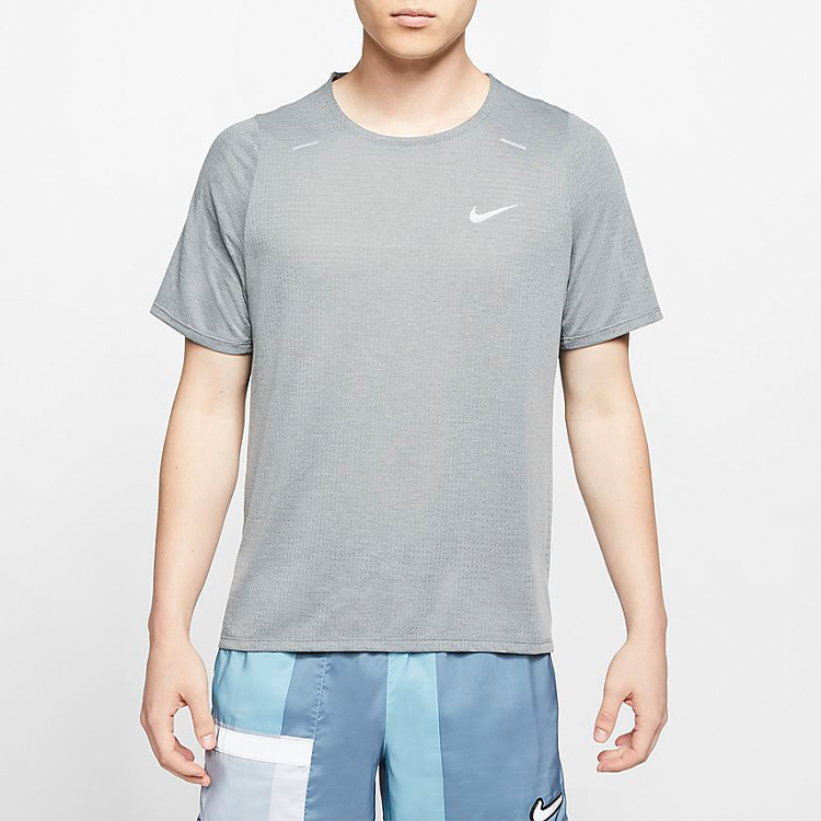 Nike Running T Shirt Men’s Smoke Gray