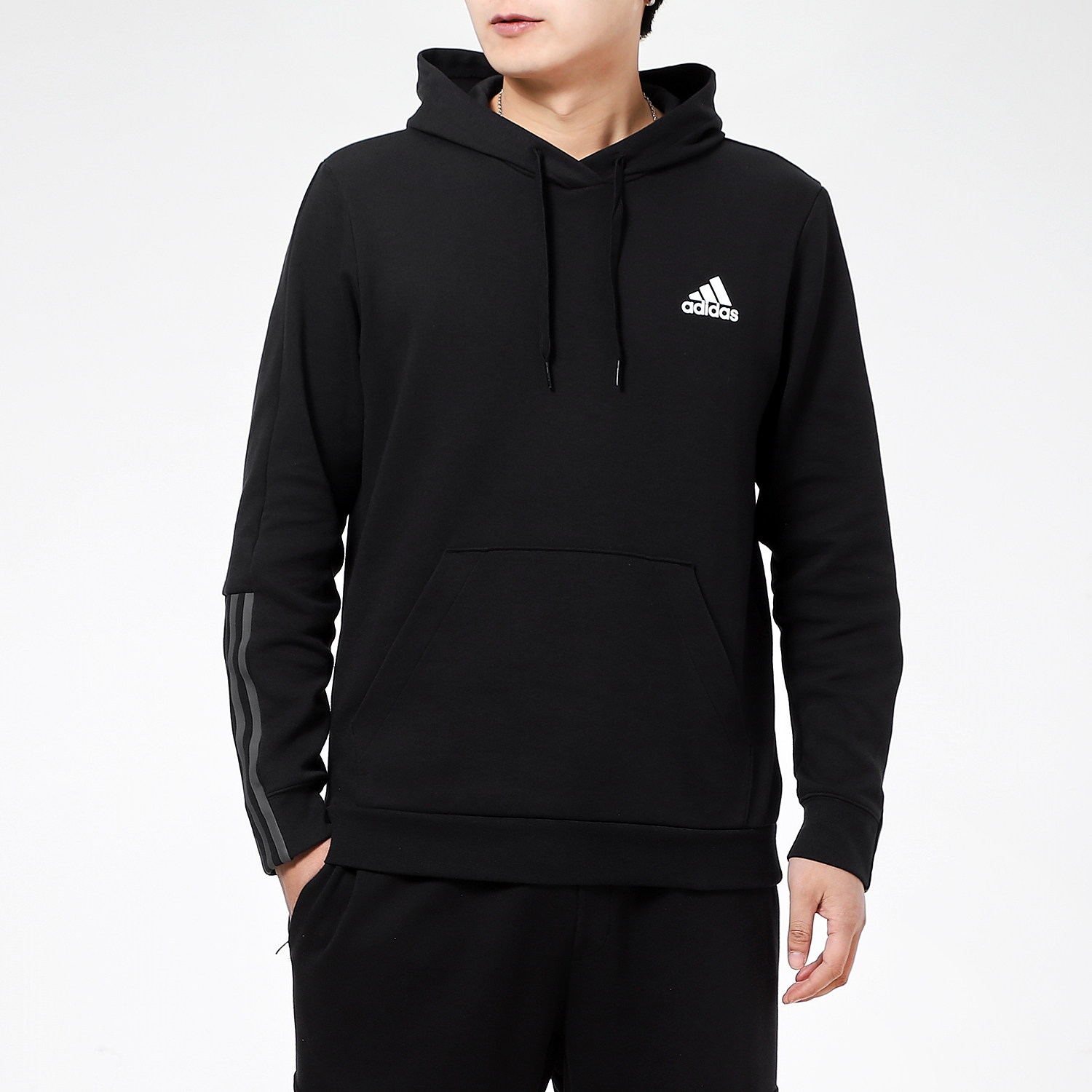 Мужские худи adidas M Dk Hd (черные) — фото 2