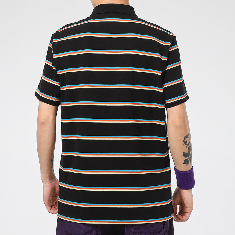 Мужские футболка PUMA Polo (черный) — фото 4
