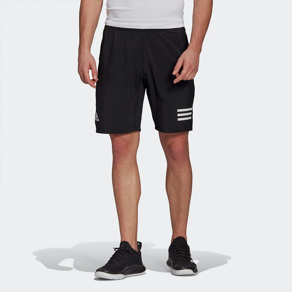 Мужские шорты adidas 3-Stripes TENNIS Club (черные) — фото 5