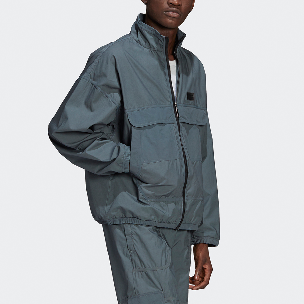 Мужская куртка adidas originals R.Y.V. TRACK Fashion TT (темно-синяя) — фото 4