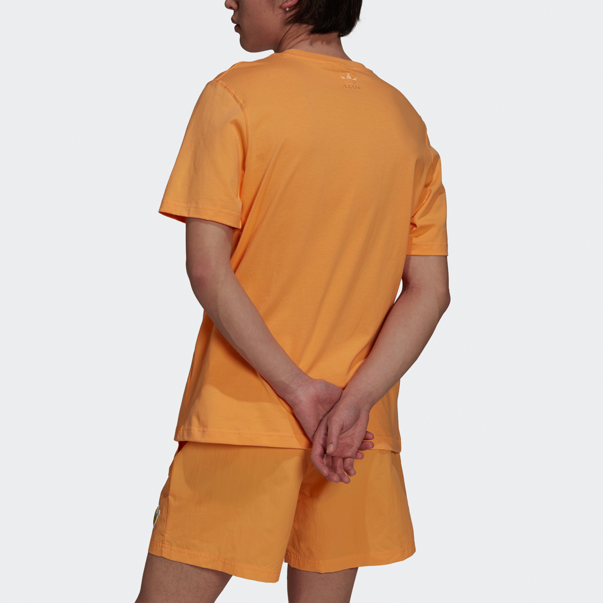 Мужская футболка adidas originals Lemon Tee (оранжевая) — фото 3