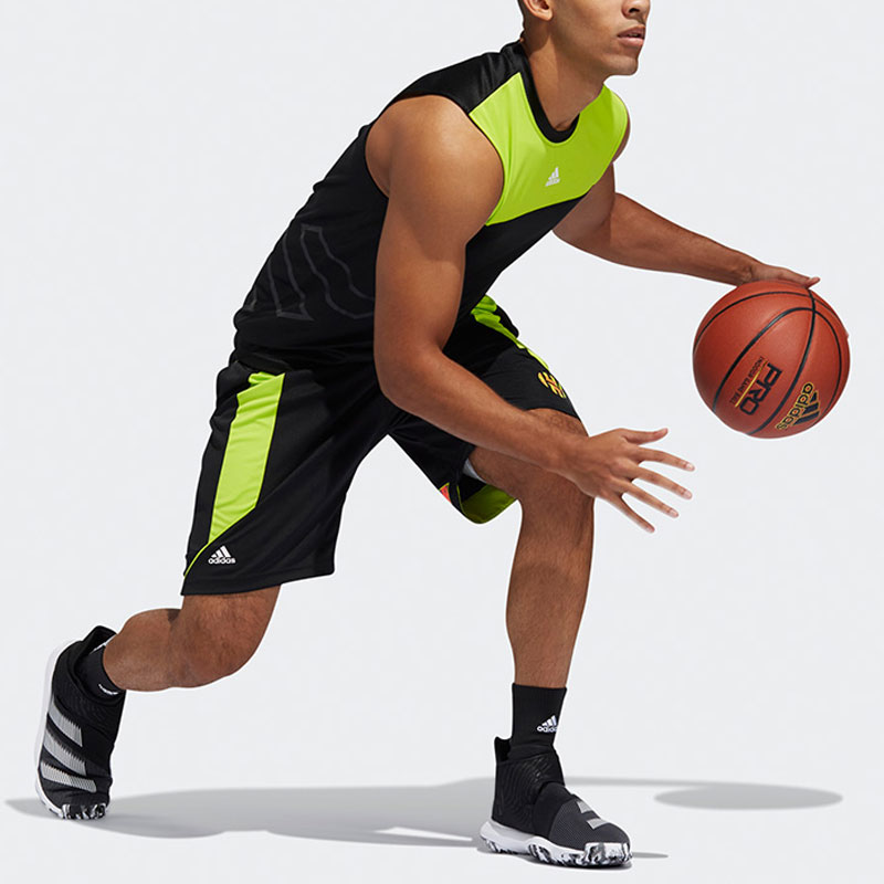 Adidas Basketball Shorts Men’s Black Moderate Bermuda Shorts