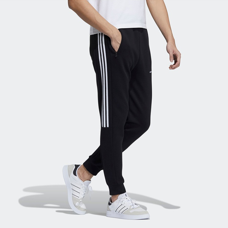Мужские штаны adidas neo (черные) — фото 4