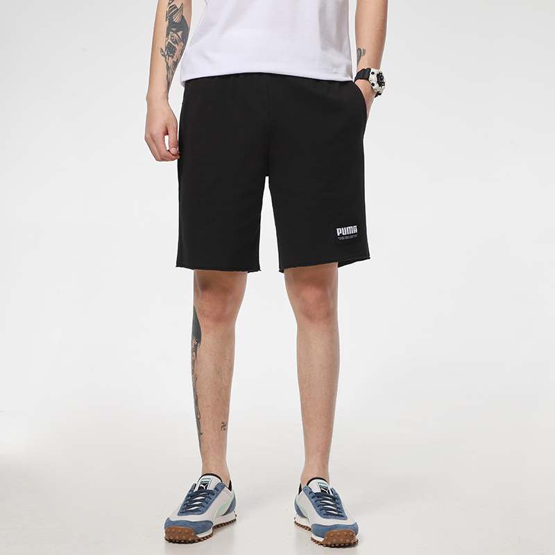 Мужские шорты PUMA Knit Training Shorts (черные) — фото 5