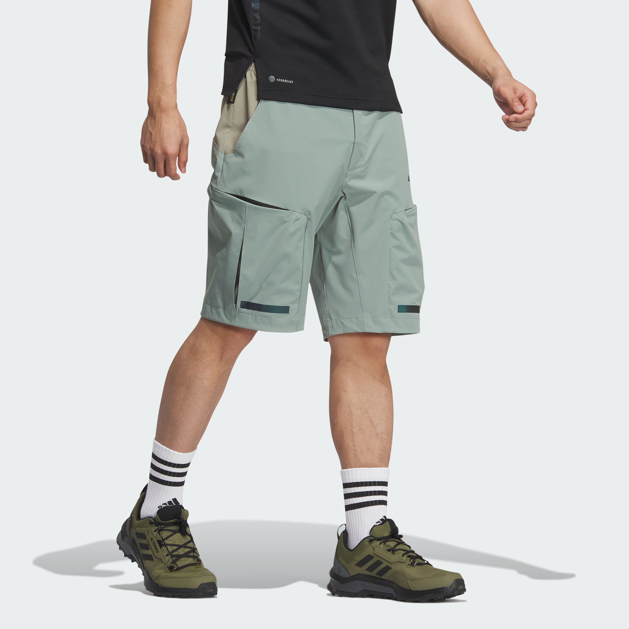 Adidas Sports Shorts Men’s Dusty Green Moderate
