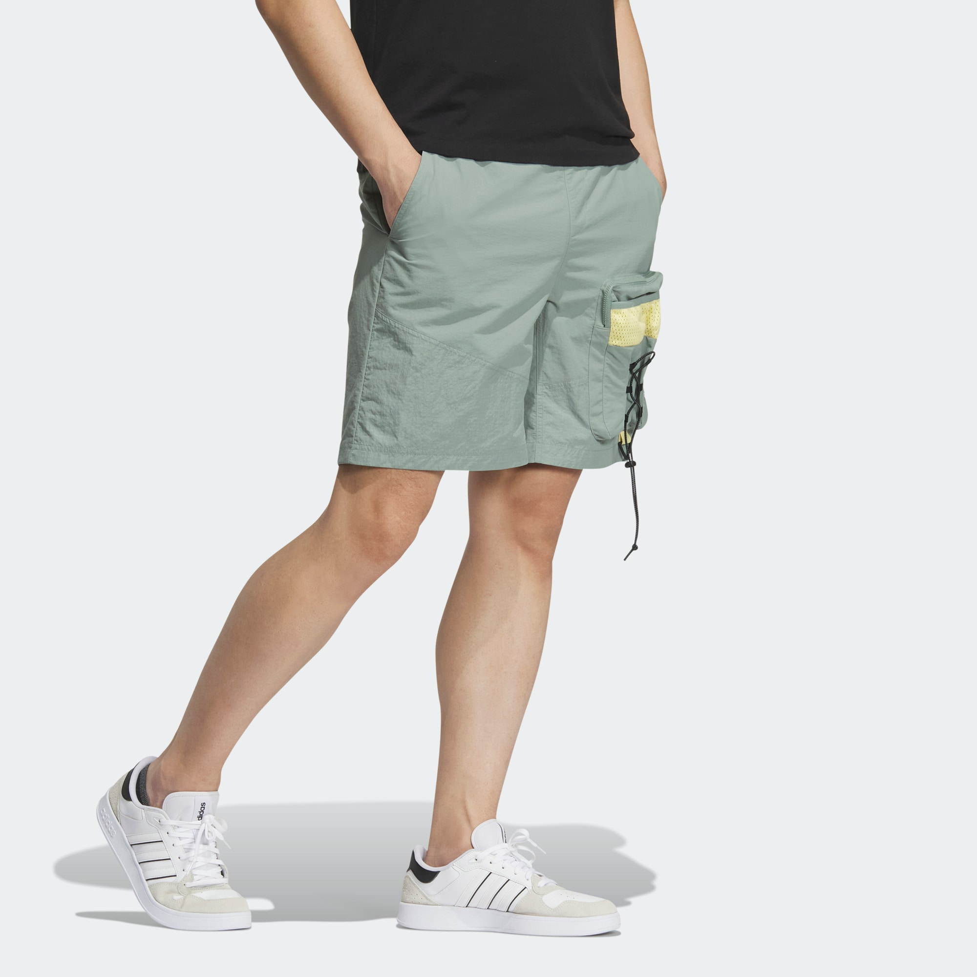 Adidas Neo SS23 City Escape Shorts Sports Shorts Men’s Dusty Green