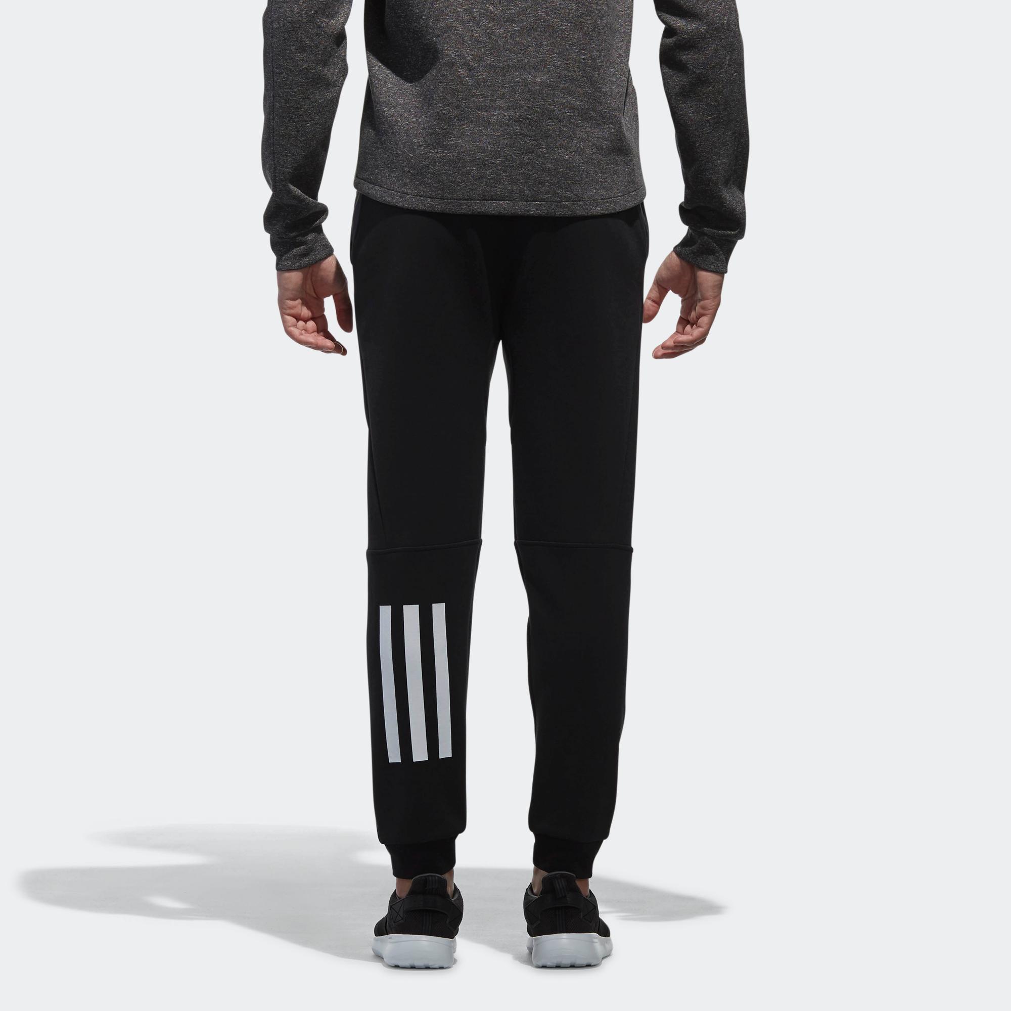 Мужские штаны adidas neo (черные) — фото 4
