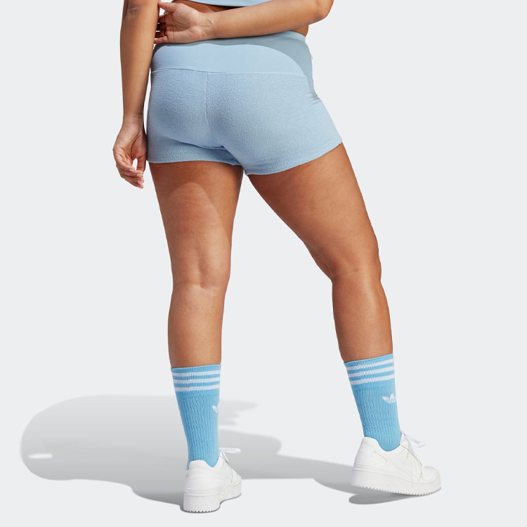 Adidas Originals Sports Shorts Women’s Sky Blue Moderate Tight Pants