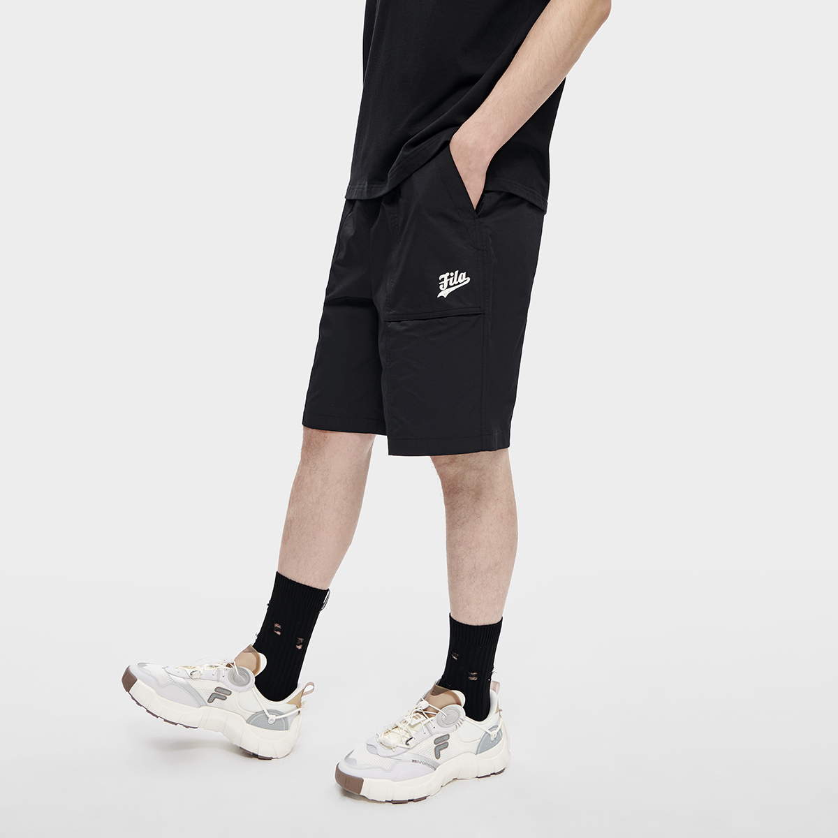 FILA FUSION Sports Shorts Men’s Pitch Black Moderate