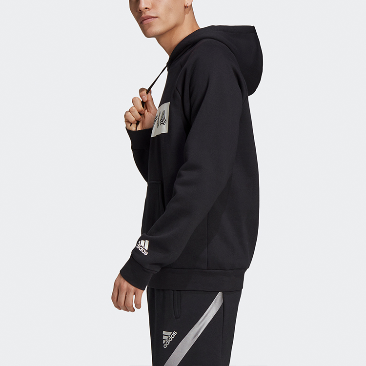 Мужское худи adidas Tan Sw Hoody (черное) — фото 5