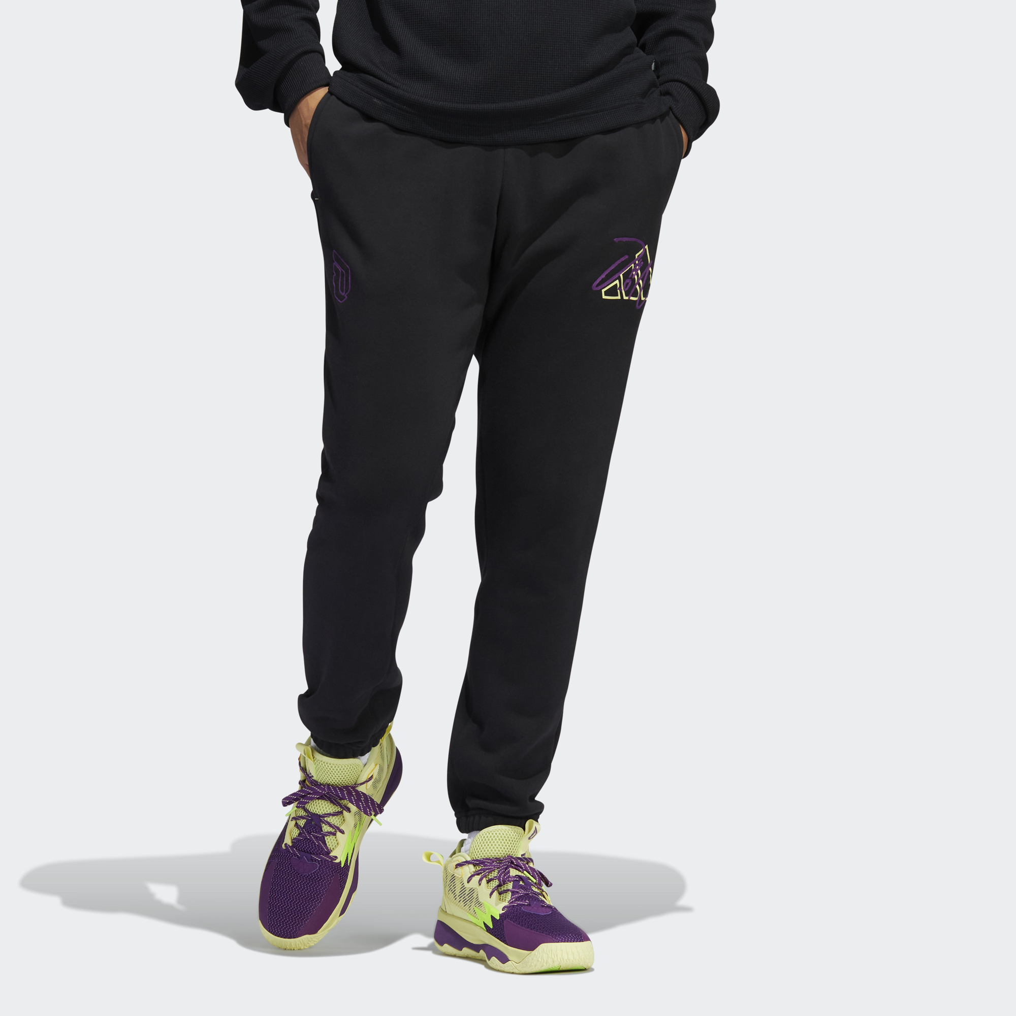 Adidas Sports Pants Men’s Black Moderate