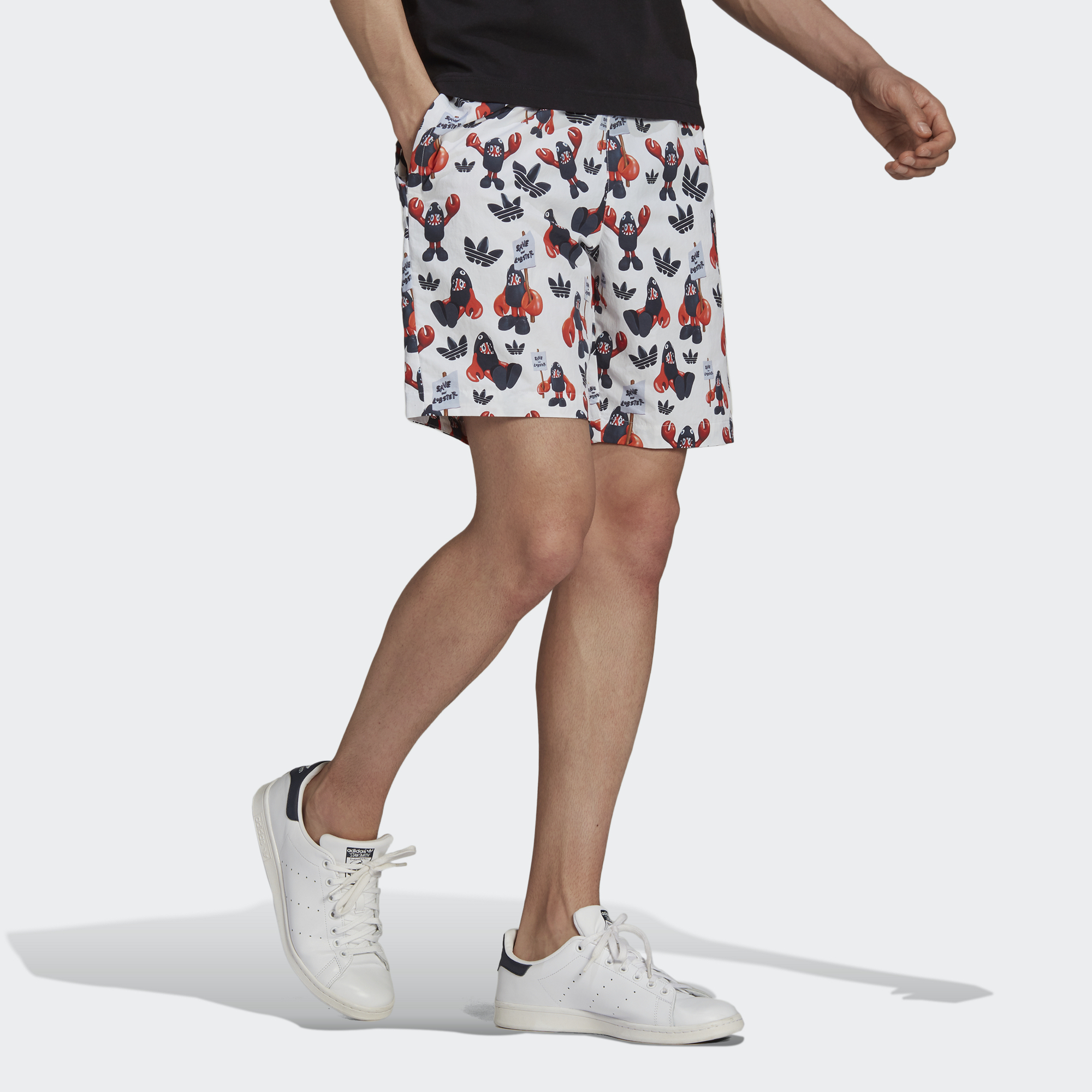Мужские шорты adidas originals Artist Shorts (белые) — фото 5