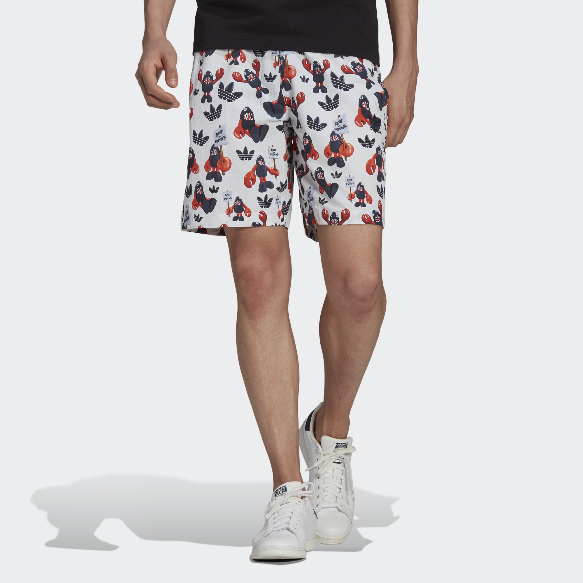 Мужские шорты adidas originals Artist Shorts (белые) — фото 3