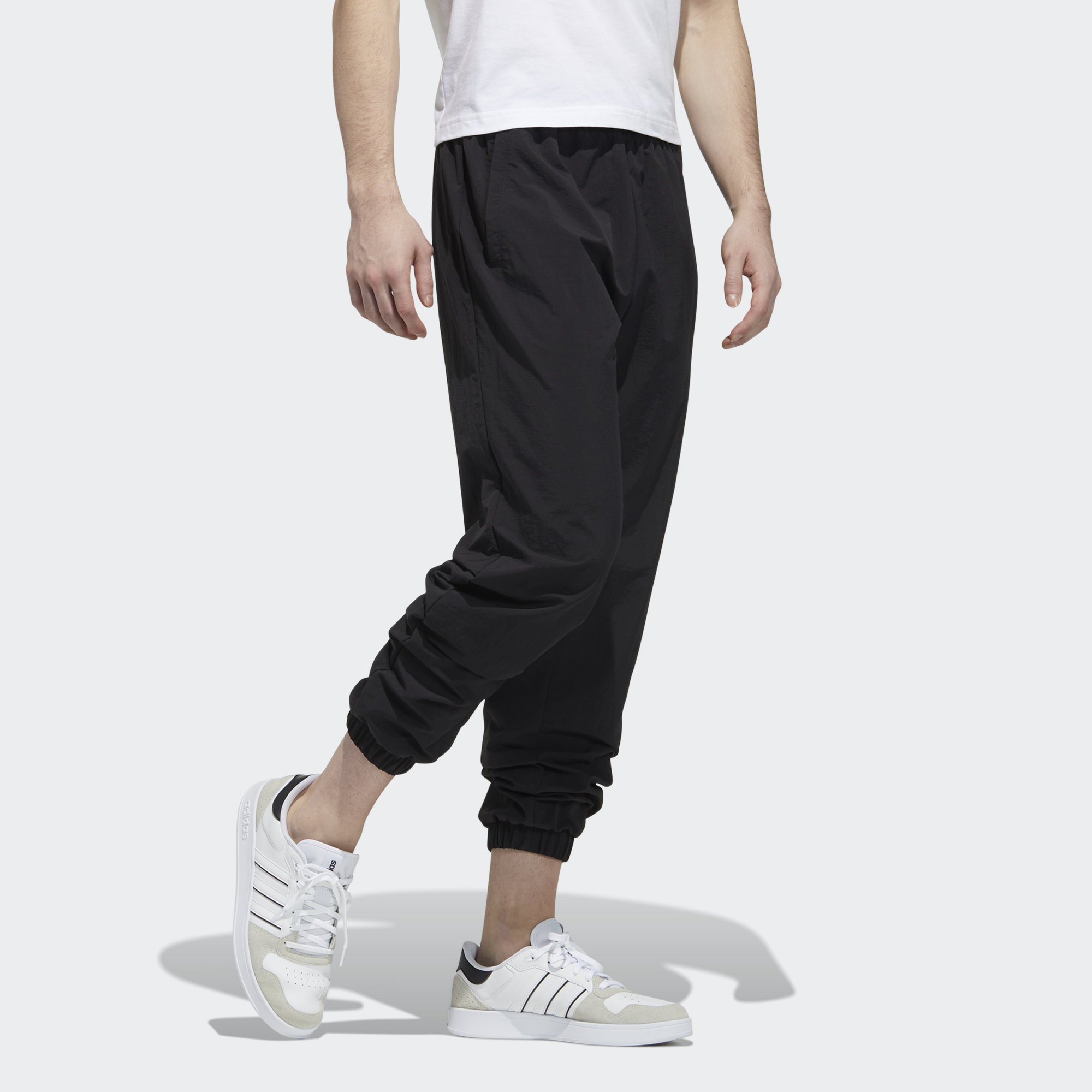 Мужские штаны adidas neo (черные) — фото 4