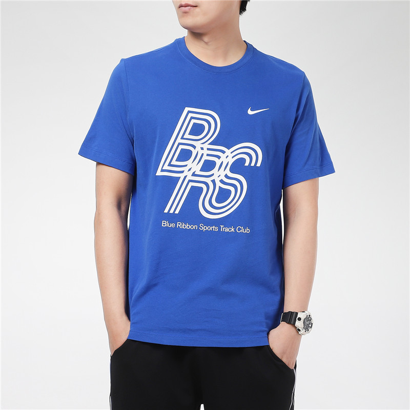 Мужская футболка Nike (синяя) — фото 3