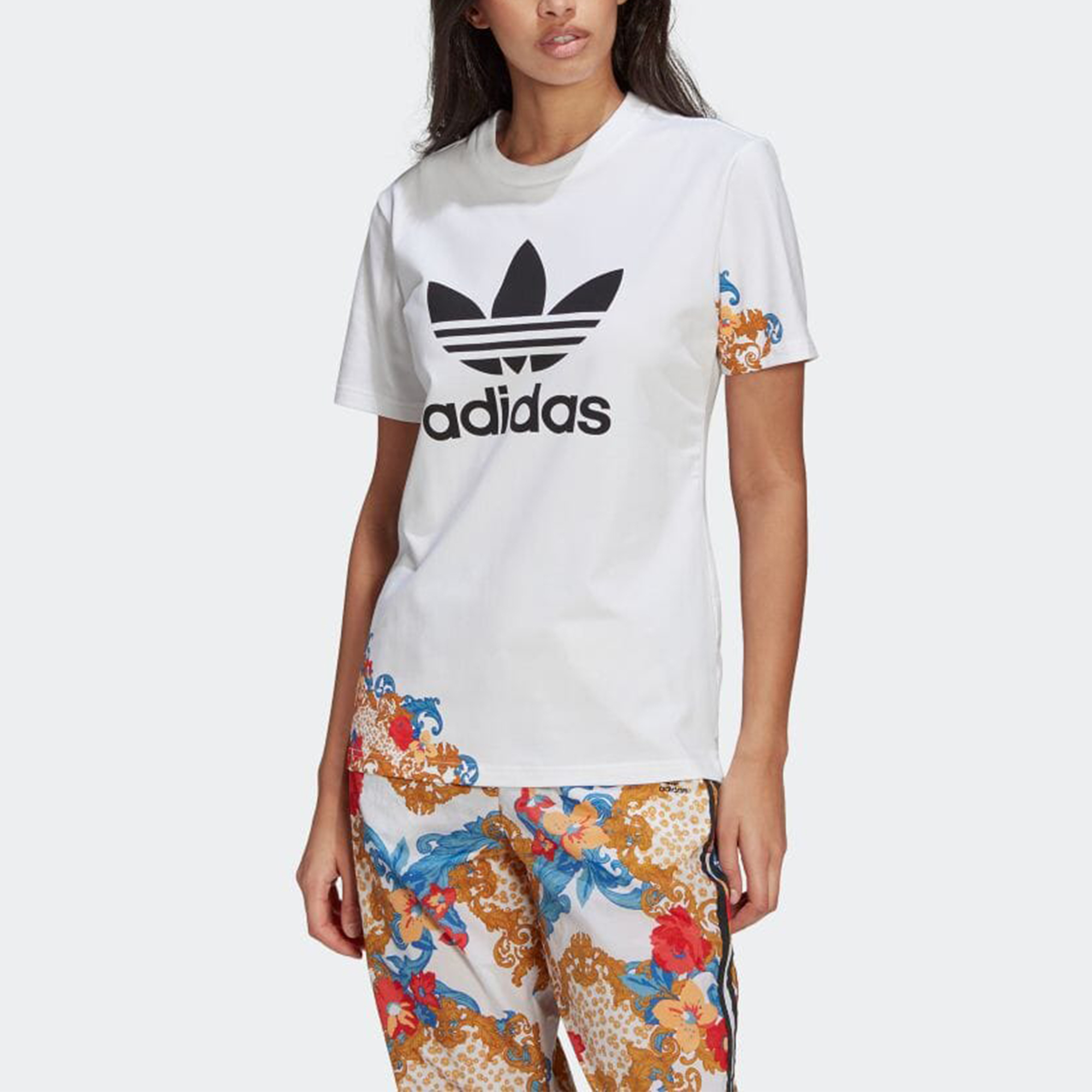 Женская футболка adidas originals HER STUDIO LONDON (белая) — фото 4