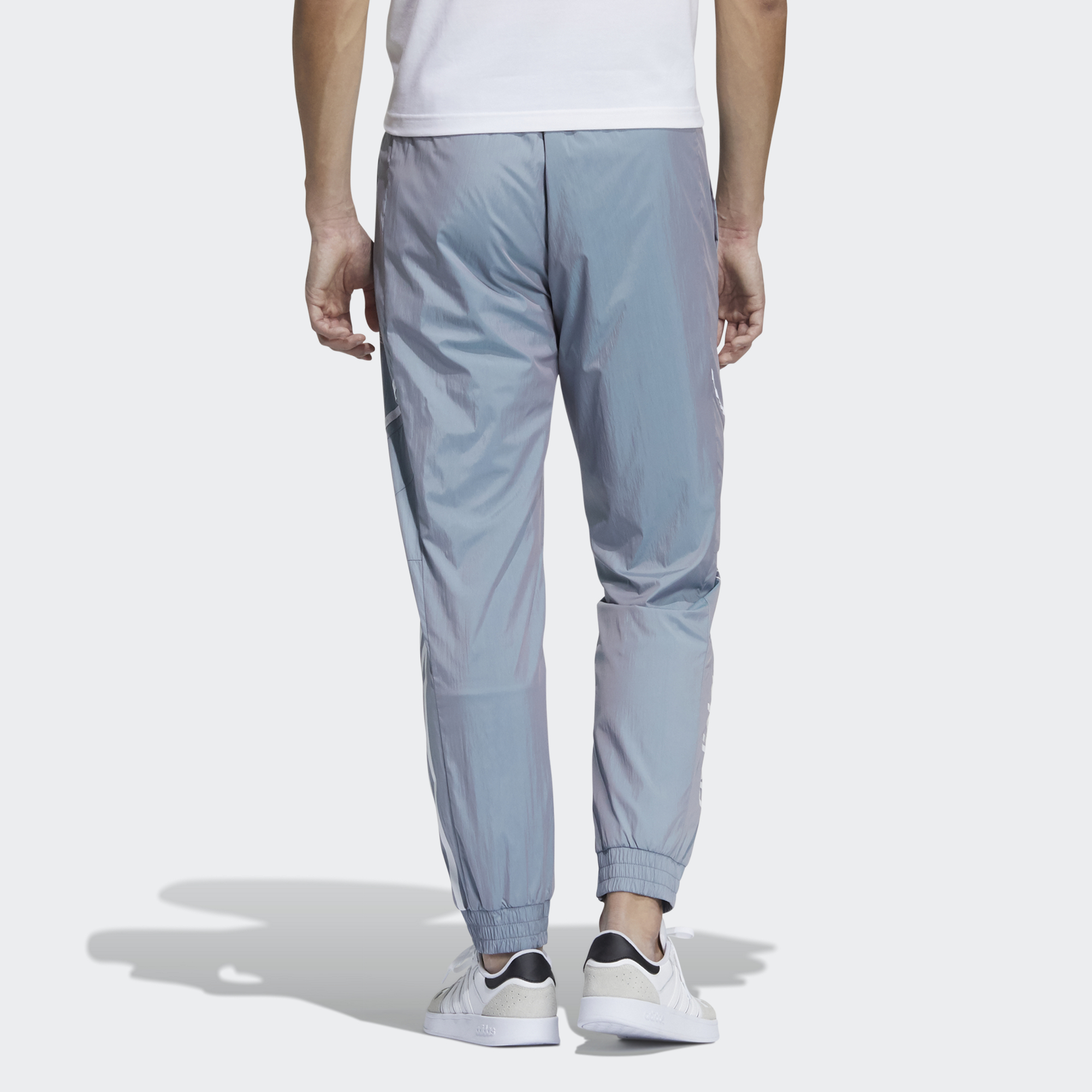 Мужские штаны adidas neo (светло-серые) — фото 3