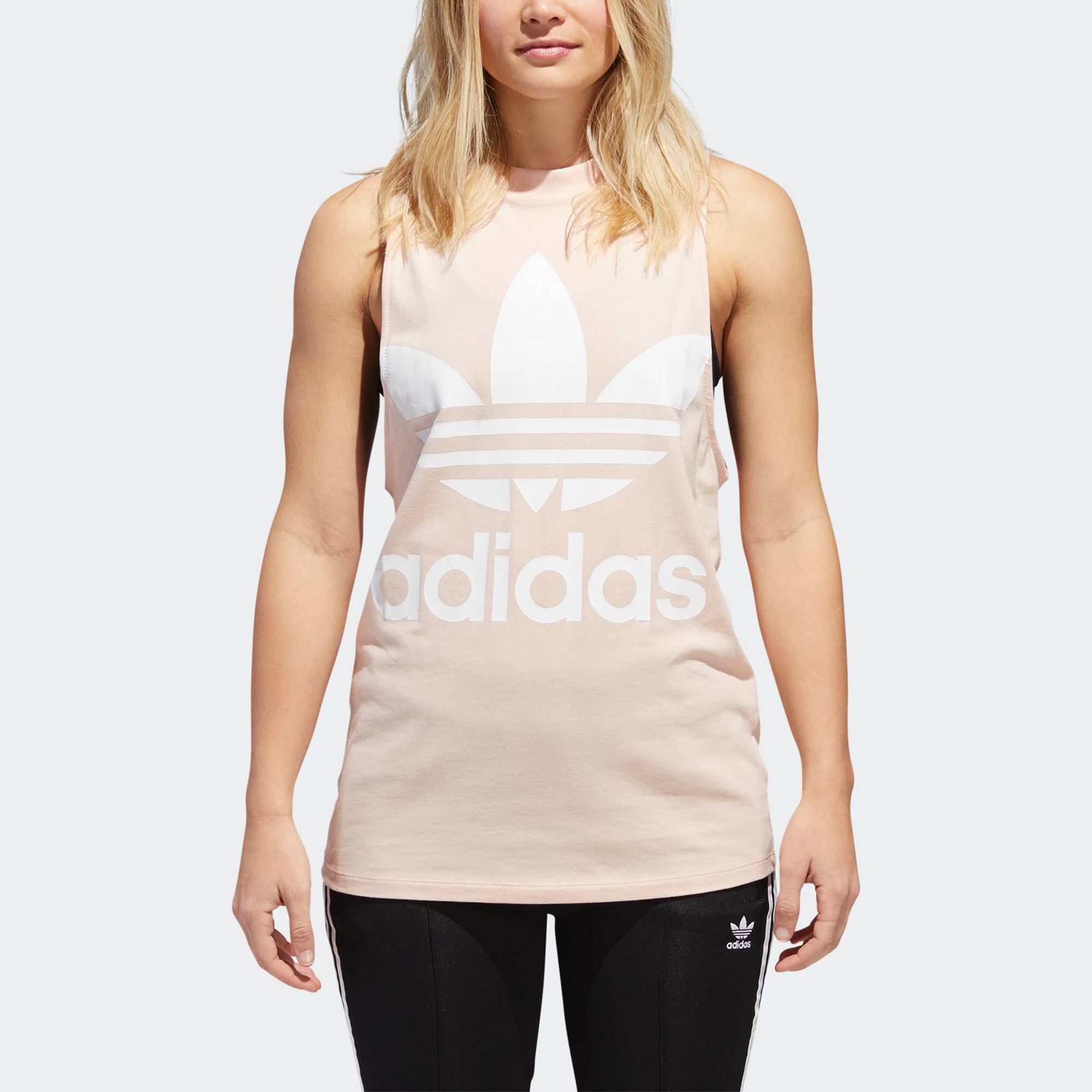 Adidas Originals Trefoil Sleeveless Sports Shirts Women’s Pink Other