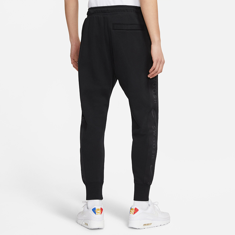 Мужские штаны Nike Sportswear Swoosh (черные) — фото 5