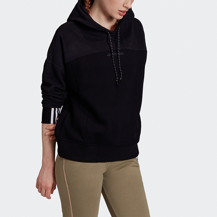 Женское худи adidas originals Hoodie (черный) — фото 5