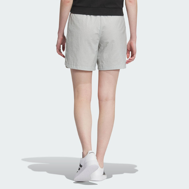 Adidas Neo Sports Shorts Women’s Silver Gray Moderate Woven Shorts