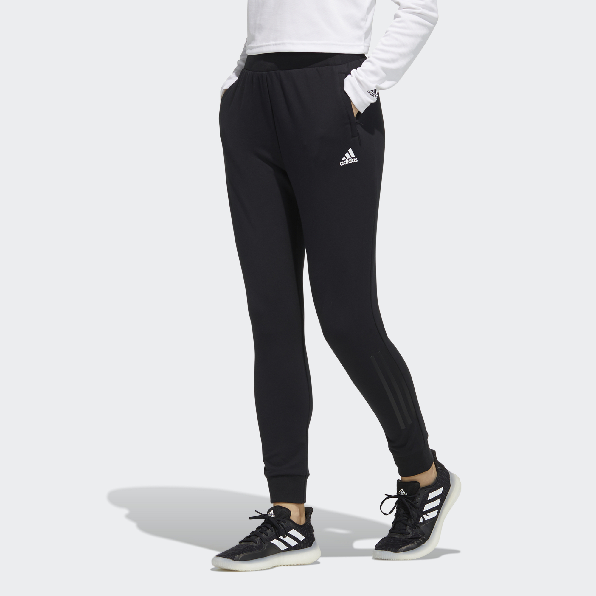 Женские штаны adidas Fi Pt Ft 3s (черные) — фото 2
