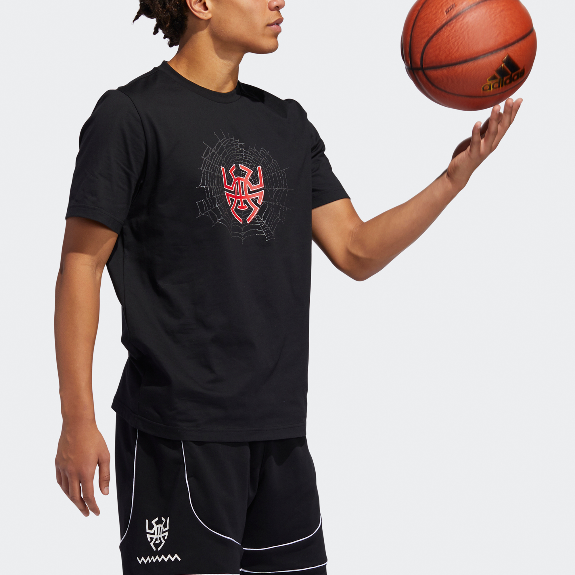 Футболка adidas Donovan Sense Logo (черный) — фото 4