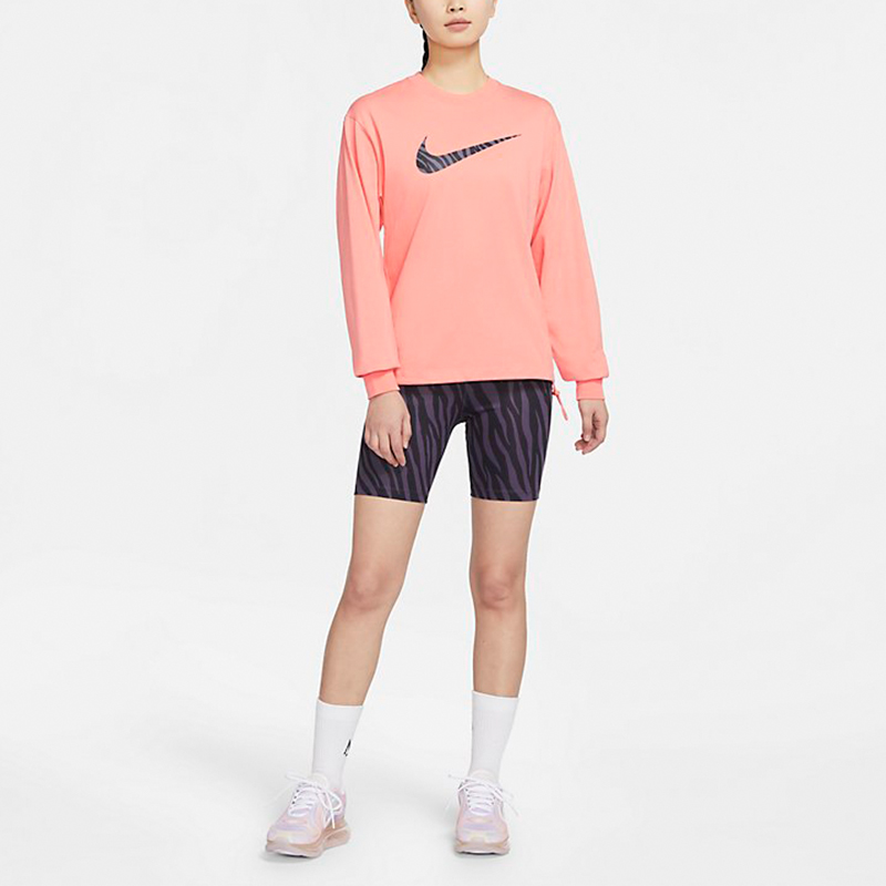Женская худи Nike Sportswear Icon Clash (розовая) — фото 3