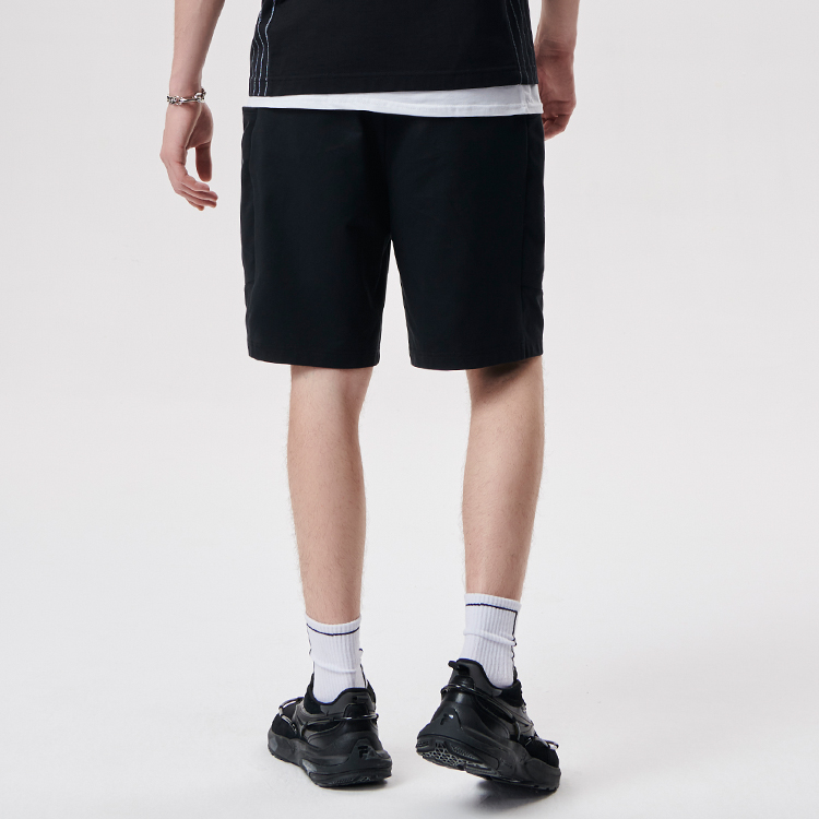 FILA FUSION X White Mountaineering FILA FUSION Hakusan L Collaboration Collection Sports Shorts Men’s Pitch Black Moderate