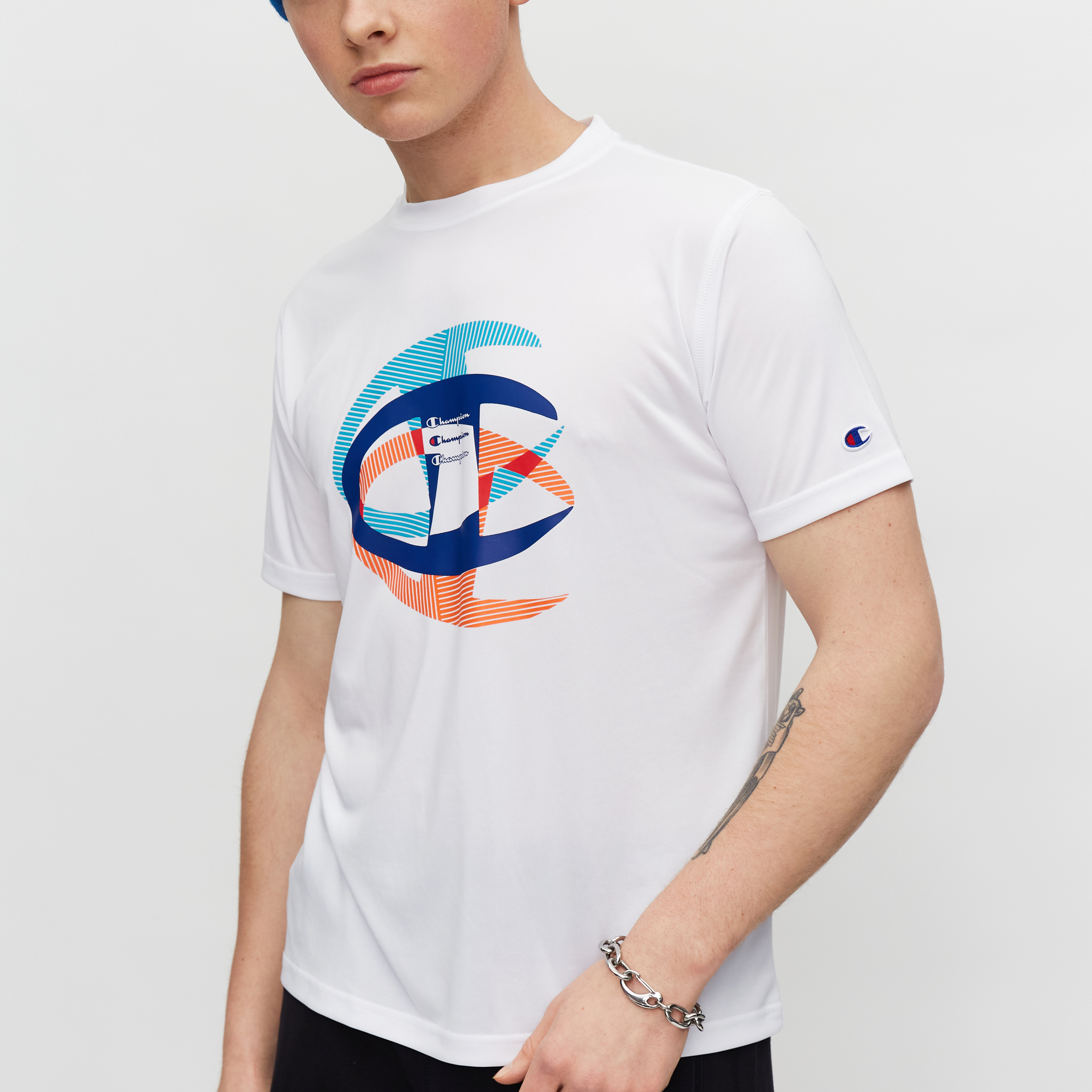 Футболка Champion Big C Logo (белая) — фото 7