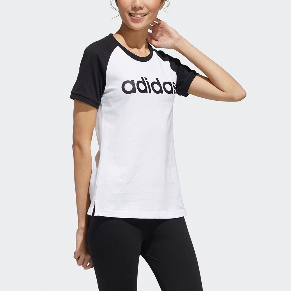 Женская футболка adidas neo (белая) — фото 5