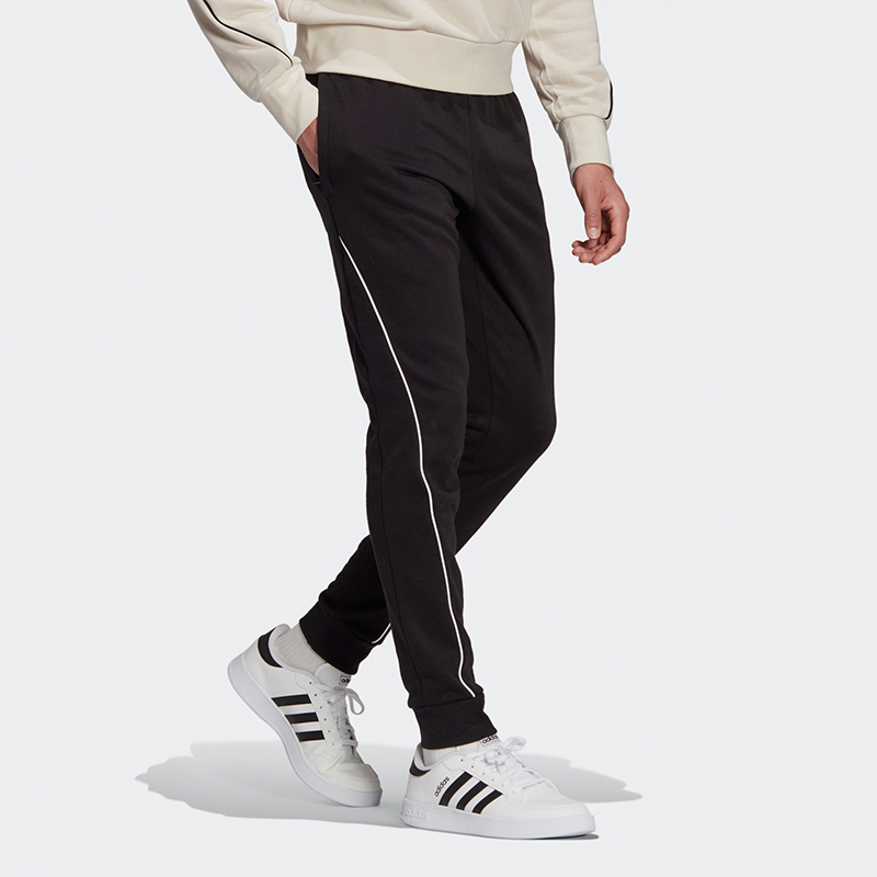 Мужские штаны adidas Сolorblock (черные) — фото 5