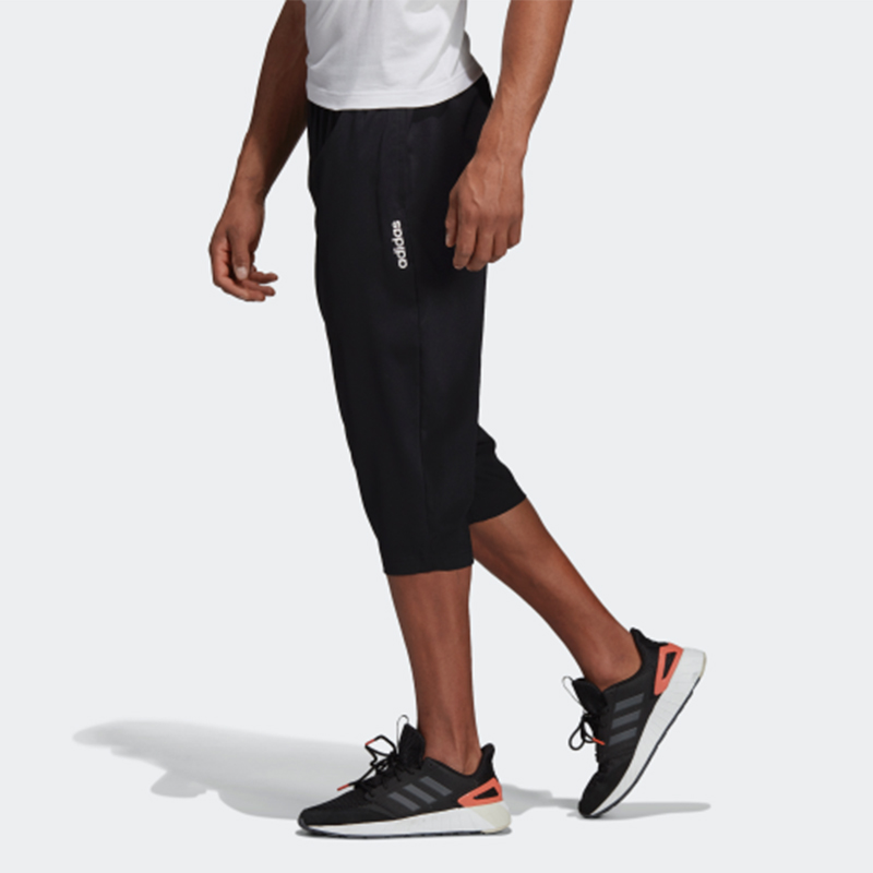 Мужские штаны adidas E Pln 3/4 Wvn (черные) — фото 6