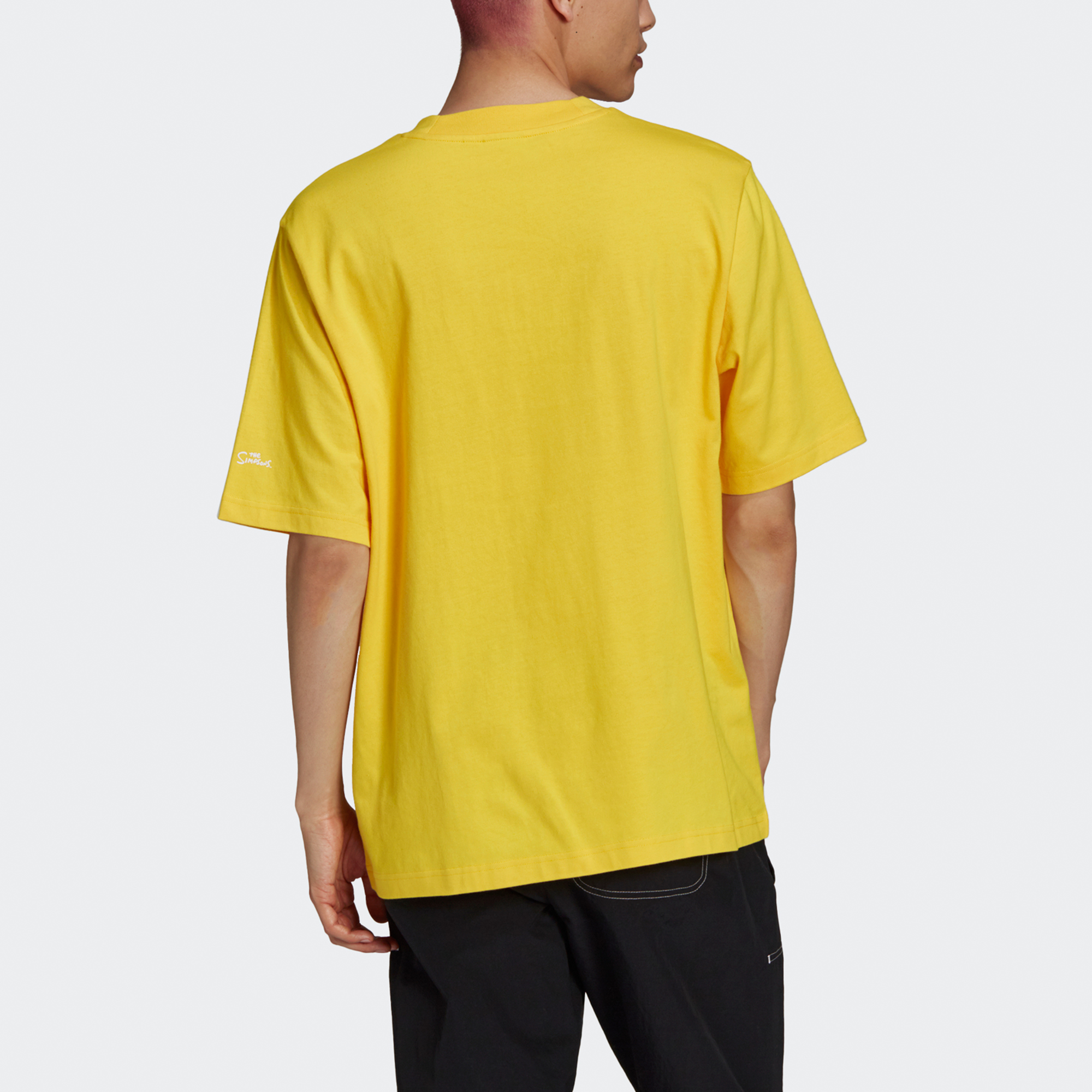 Мужская футболка adidas originals Smps Doh Tee T (желтая) — фото 3
