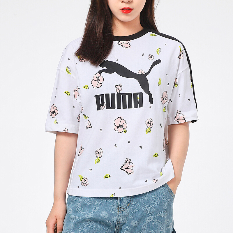 Женская футболка PUMA T (белая) — фото 3