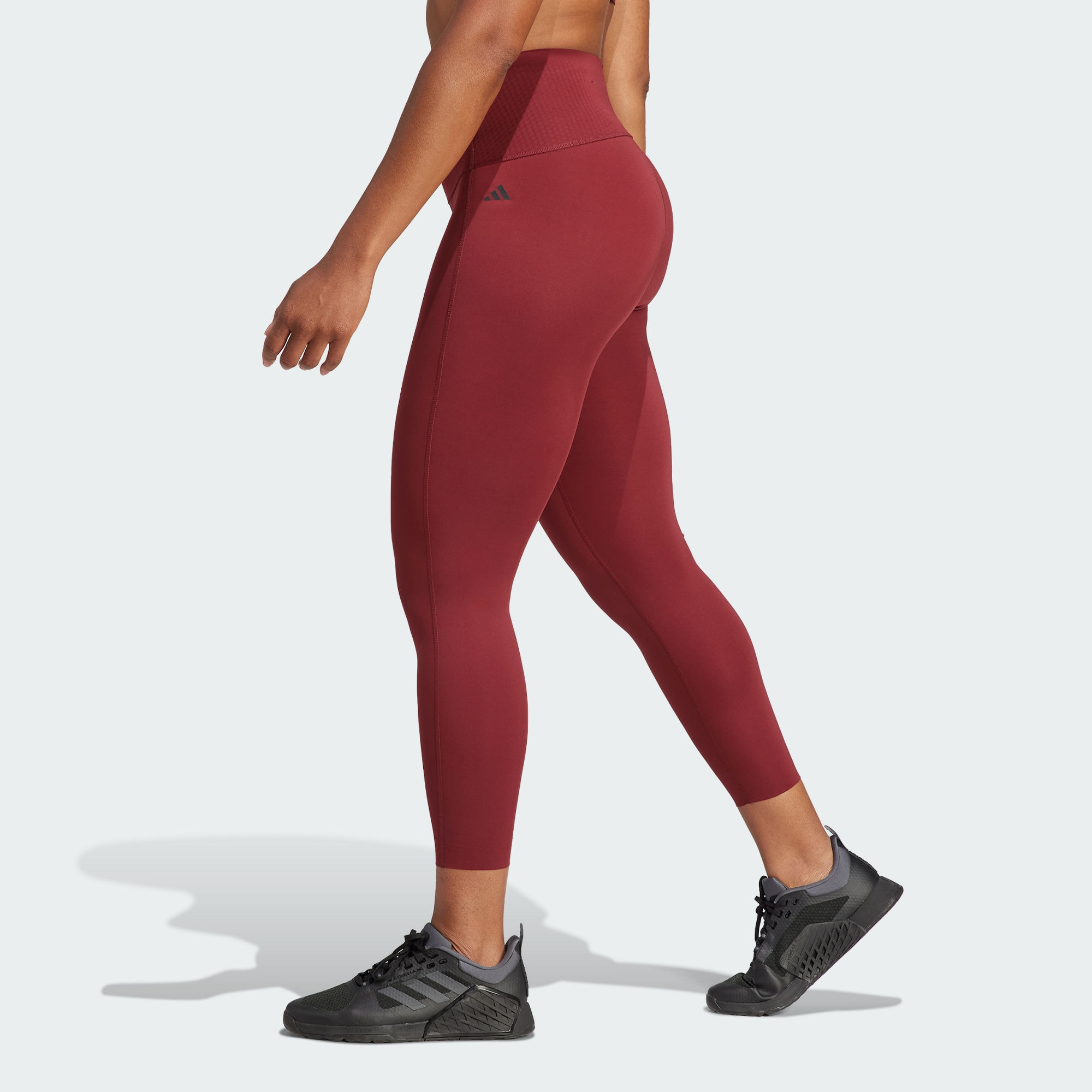 Adidas Free Shipping With AdiClub Optime Power 7/8 Leggings