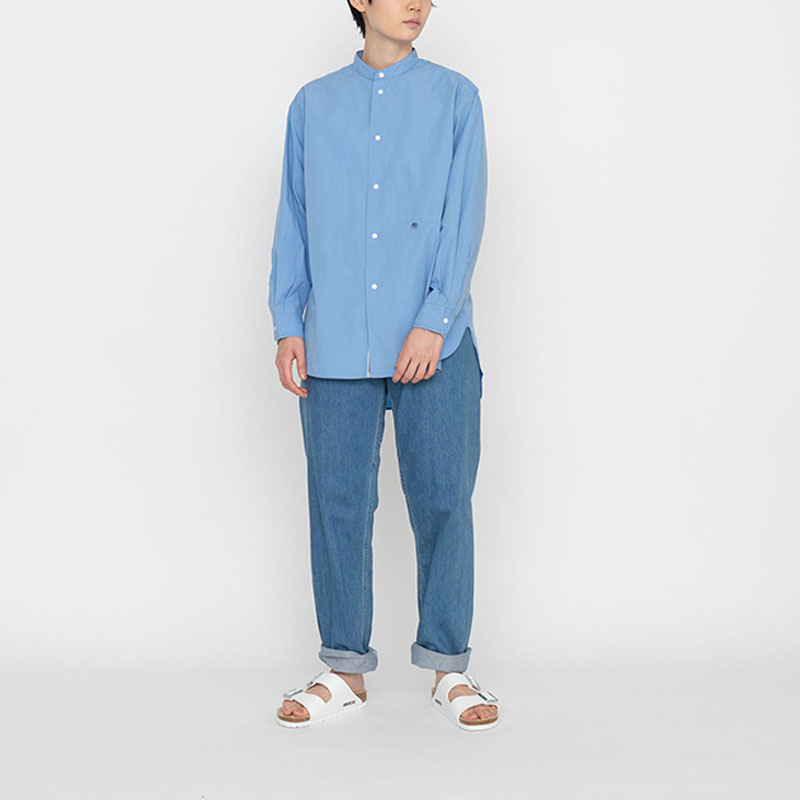 Джинсы nanamica Pockets Straight Denim Pants (синие) — Темно-синий — фото 2
