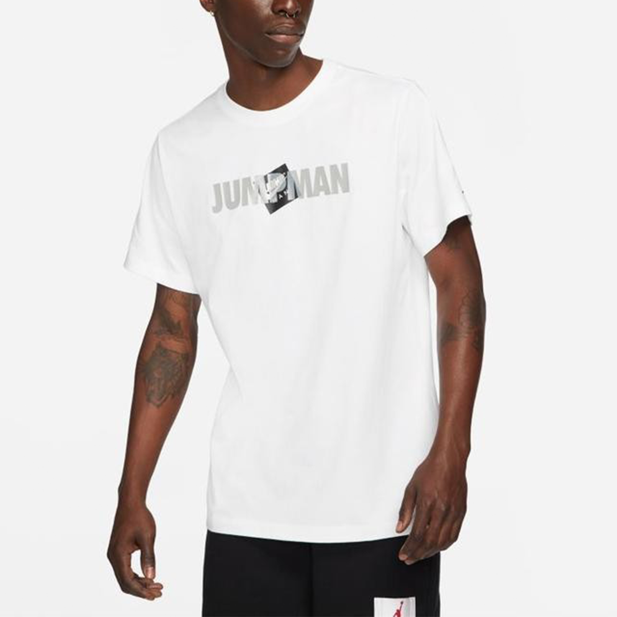 Мужская футболка Jordan Jumpman T (белая) — фото 4