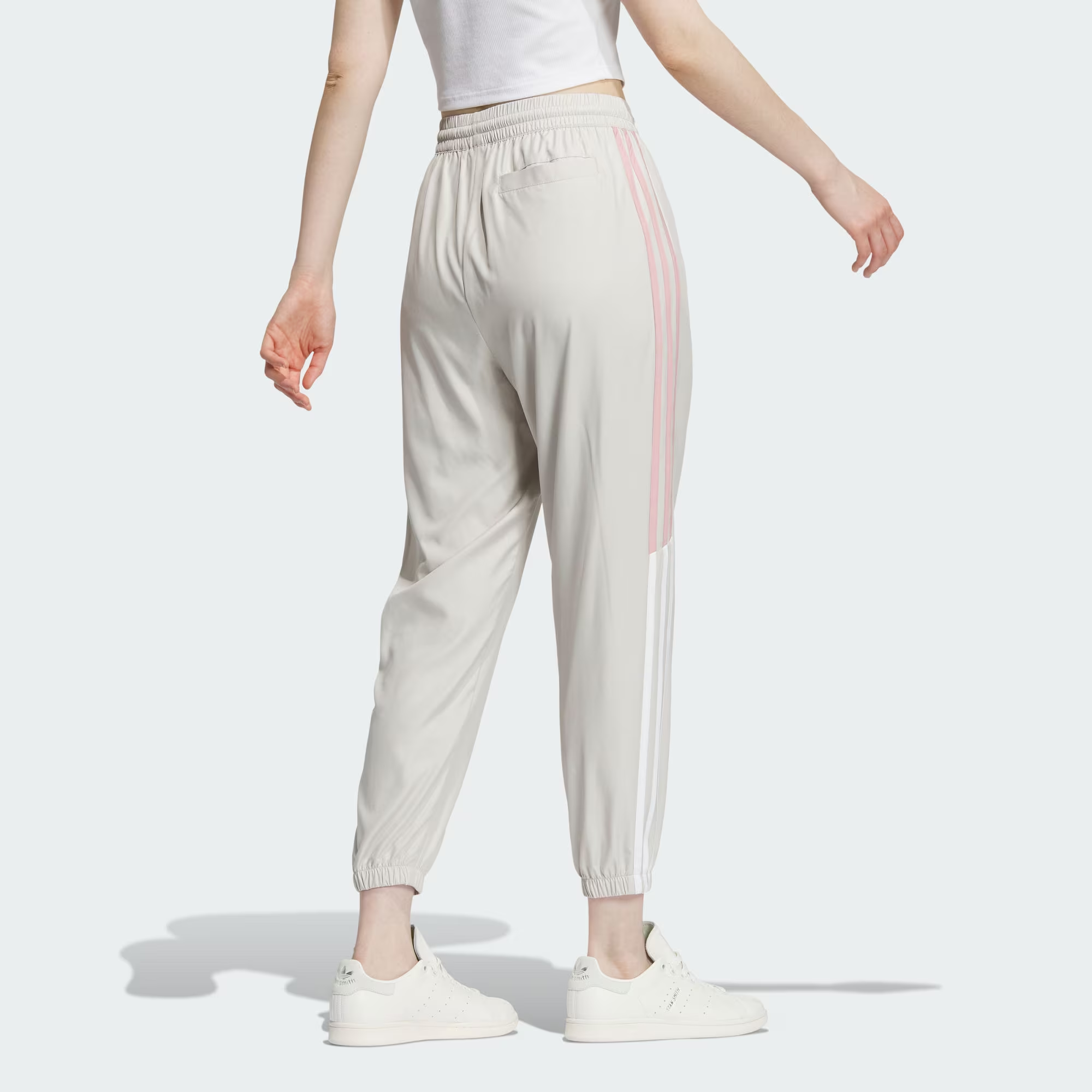 Adidas Originals Tape Woven Sports Pants Women’s Clear Brown Moderate